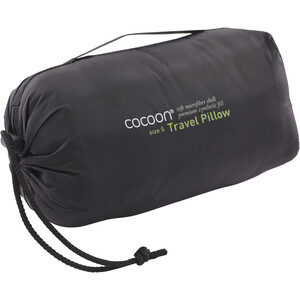 Cocoon Synthethic Pillow Microfiber/Nylon Shell Synthetic Fill Small schwarz/grau schwarz/grau