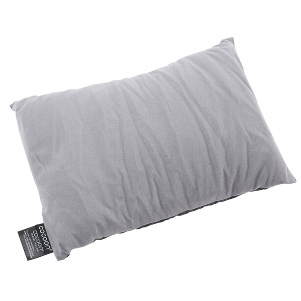 Cocoon Synthetic Pillow Medium, gris/noir