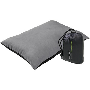 Cocoon Synthethic Pillow Grand, gris/noir gris/noir