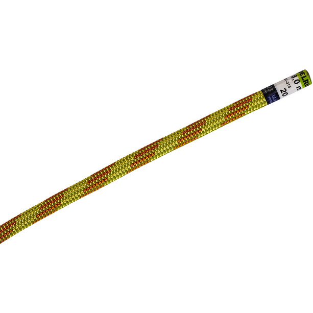 Edelrid Confidence Rope 8mm x 20m, żółty/pomarańczowy
