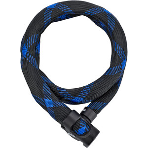 ABUS Steel-O-Flex Ivera 7200/110 Kabelslot, zwart/blauw zwart/blauw