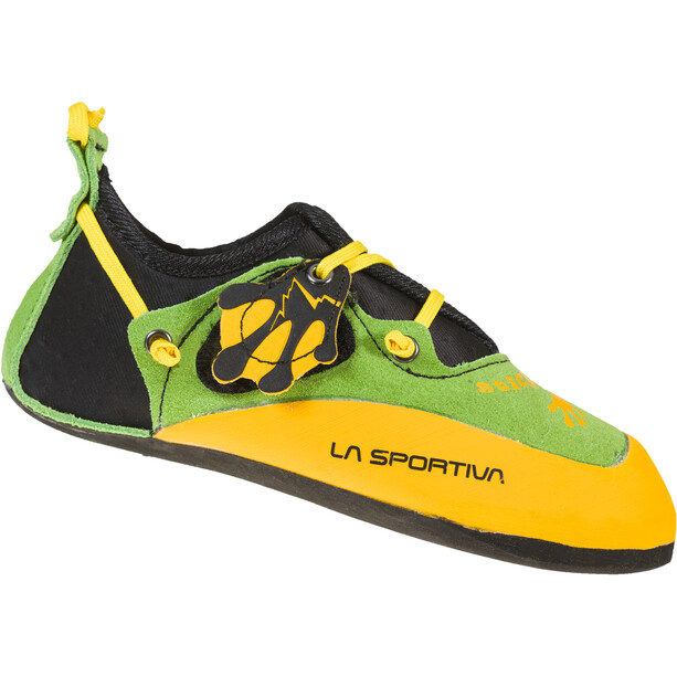 La Sportiva Stickit Chaussons d'escalade Enfant, vert/jaune