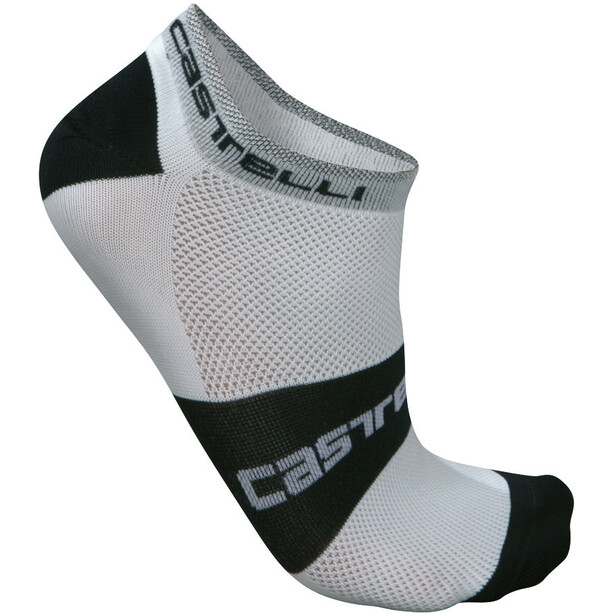 Castelli Lowboy Socken weiß/schwarz