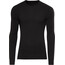 Woolpower 200 T-shirt manches longues à col ras-du-cou, noir