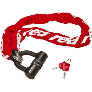 Red Cycling Products High Secure Chain Plus Ketjulukko, punainen punainen