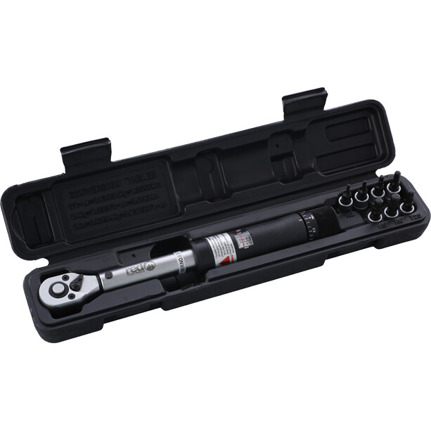 Red Cycling Products PRO Torque Wrench 1/4" 3-14Nm incl. bits 
