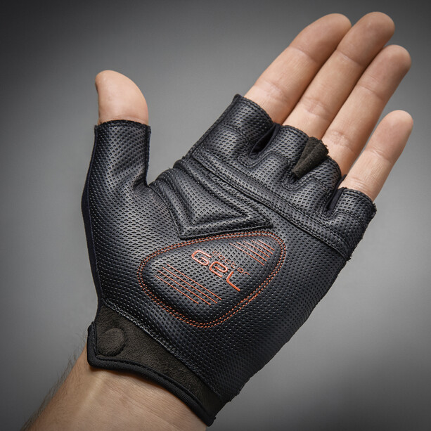 GripGrab ProGel Gepolsterte Kurzfinger-Handschuhe schwarz
