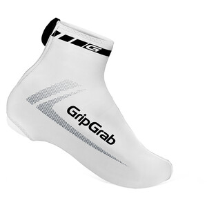 GripGrab RaceAero Lightweight Lycra Überschuhe weiß weiß