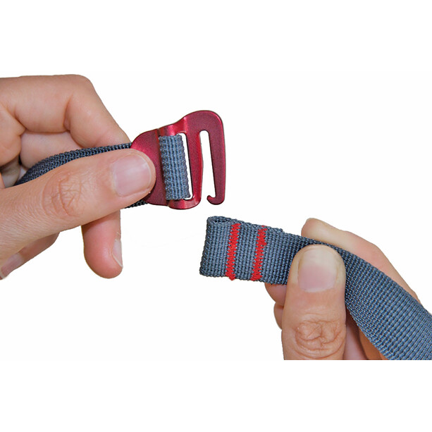 Sea to Summit Hook Release Accessory Straps 20mm/2m, gris