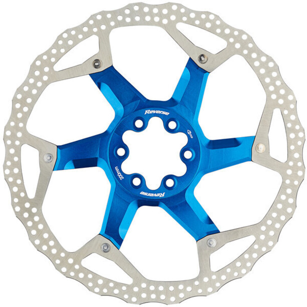 Reverse Rotore per freni a disco 6 bulloni alluminio/acciaio, blu