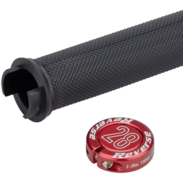 Reverse Classic Lock-On Grips black/red
