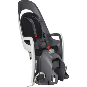 Hamax Caress Child Seat incl. Rack Adapter, harmaa/valkoinen harmaa/valkoinen
