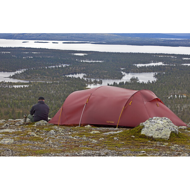 Nordisk Oppland 3 Light Weight Tent, rood