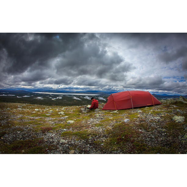 Nordisk Oppland 3 Light Weight Tente, rouge