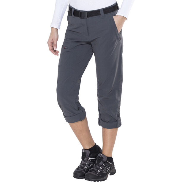 Maier Sports Lulaka Pantalones enrollables Mujer, gris
