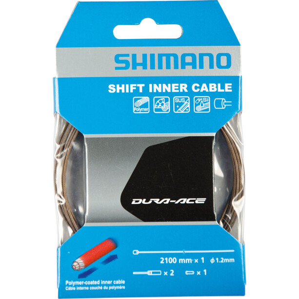 Shimano Dura-Ace Schaltzug Polymer beschichtet grau
