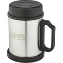 CAMPZ Thermo Mok Staal 400ml, zilver/zwart
