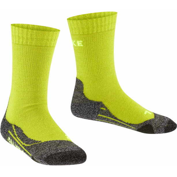 Falke TK2 Trekking Socken Kinder gelb/grau