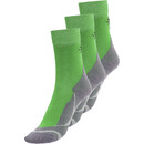 axant Trekking Socken 3er Pack Kinder grün/grau