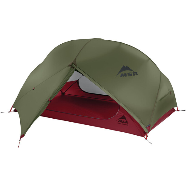 MSR Hubba Hubba NX Tent, olijf/rood