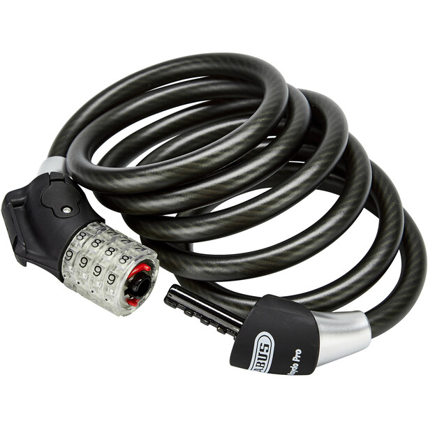ABUS Raydo Pro 1450/185 Coil Cable Lock TexKF black