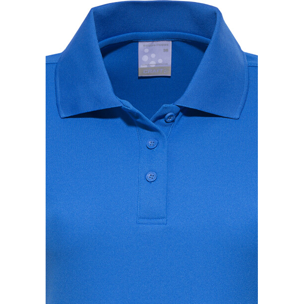 Craft Classic Piqué Poloshirt Dames, blauw