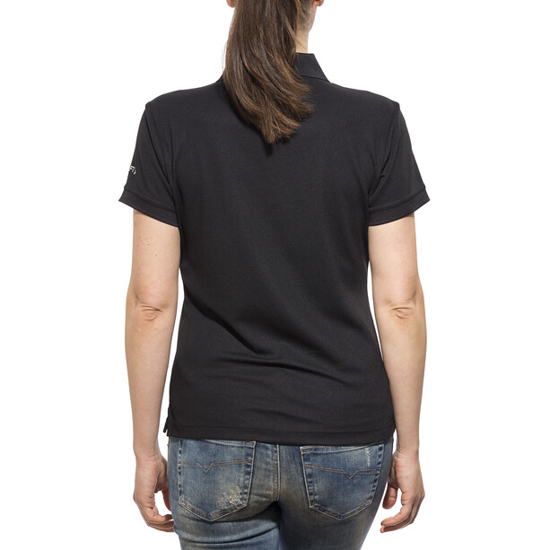 Craft Classic T-shirt piqué Femme, noir