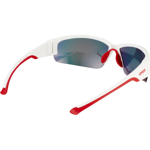 UVEX Sportstyle 215 Glasses white mat red/red