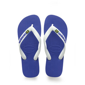 havaianas Brasil Logo Sandaler, blå/hvid blå/hvid