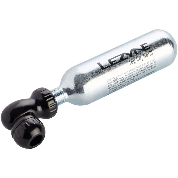 Lezyne Twin Kit und Lever Kit Combo CO2 Pumpe schwarz/silber