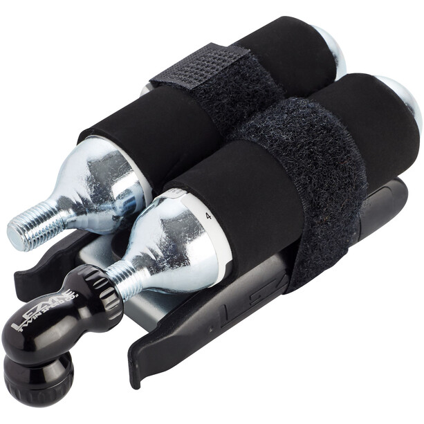 Lezyne Twin Kit und Lever Kit Combo CO2 Pumpe schwarz/silber