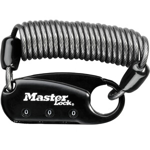 Masterlock 1551 Karabiner Kabelschloss 900x60mm schwarz schwarz