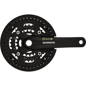 Shimano Alivio FC-T4010 Kurbelgarnitur 44/32/22 Kettenschutzring schwarz schwarz