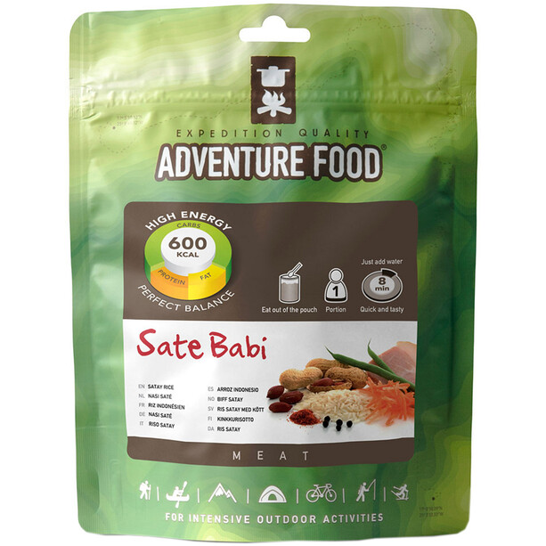 Adventure Food Outdoor Mahlzeit Fleisch Einzelportion Sate Babi