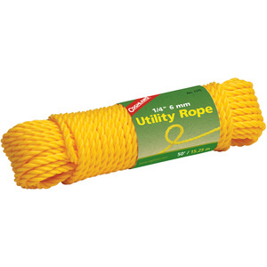 Coghlans Utility Cuerda 15m x 6mm, amarillo amarillo