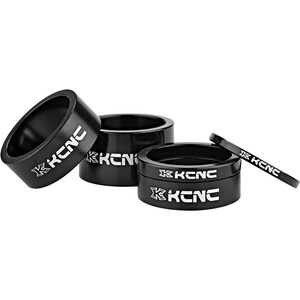 KCNC Headset Spacer 1 1/8" 3/5/10/14/20mm, negro negro