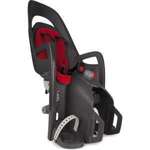 Hamax Caress Child Seat incl. Rack Adapter, grigio/rosso grigio/rosso