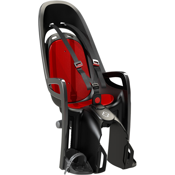 Hamax Zenith Kindersitz Gepäckträger grau/rot