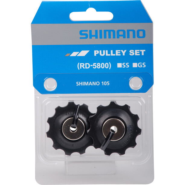 Shimano 105 Galets de dérailleur pour RD-5800-SS 11 vitesses, noir