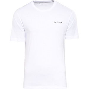 VAUDE Brand T-paita Lyhythiha Miehet, valkoinen valkoinen