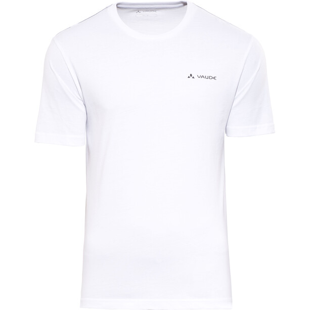 VAUDE Brand Camisa Manga Corta Hombre, blanco