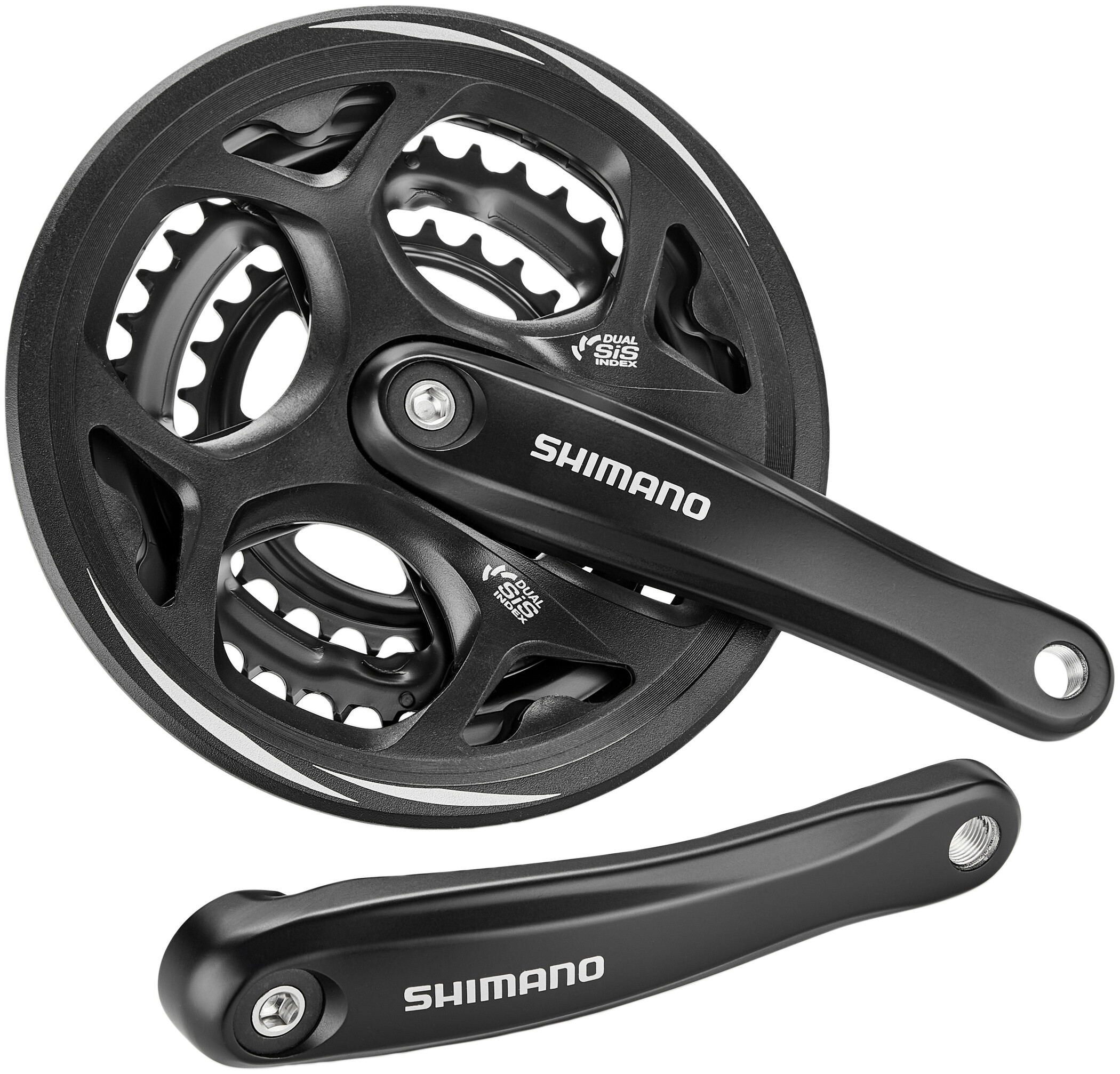 Shimano Tourney FC/TY501 Bike Crankset/170mm 6/7/8-Speed 48/38/28t Riveted 