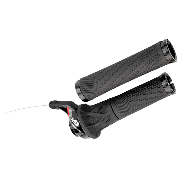 SRAM GX Grip Shift 11-speed incl. Lock-On handvat, zwart/rood