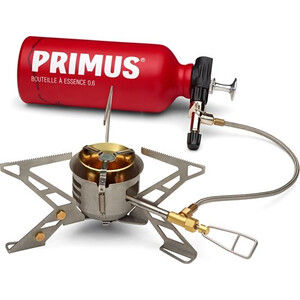 Primus OmniFuel II komfyr med drivstoffflaske og pose 