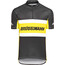 Brügelmann Basic Team Maillot de cyclisme Homme, noir/jaune