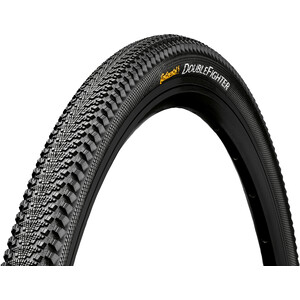 Continental Double Fighter III Cubierta Clincher 26x1.90", negro