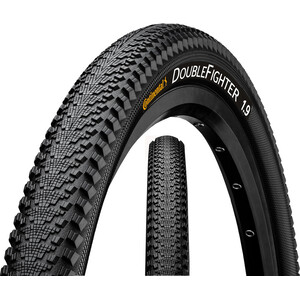 Continental Double Fighter III Clincher Rengas 26x1.90", musta musta
