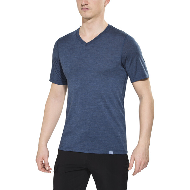Bergans Bloom T-shirt en laine Homme, bleu