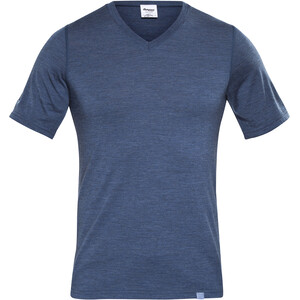 Bergans Bloom Wollen T-shirt Heren, blauw blauw
