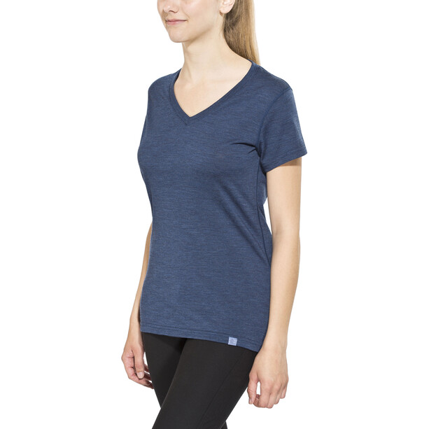 Bergans Bloom Wool T-Shirt Damen blau